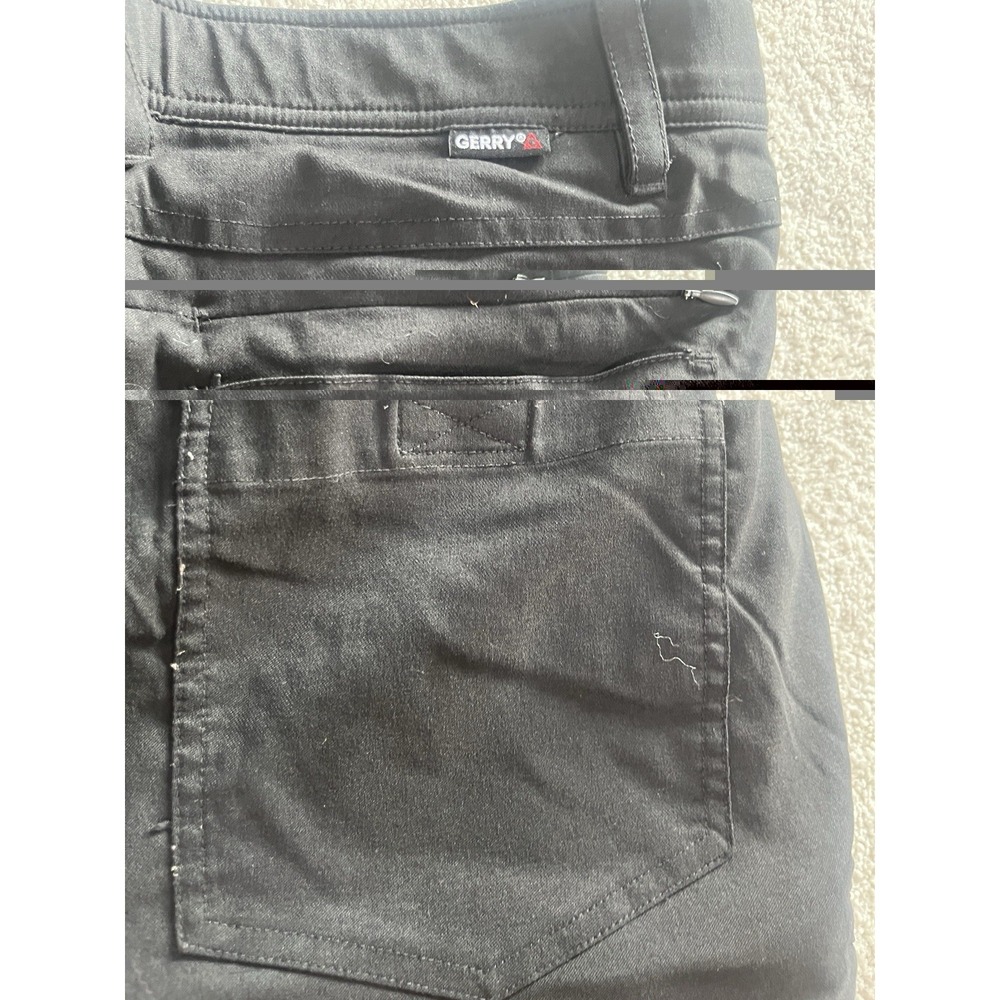 Gerry Explore The Possibilities Men 36x30 Black Straight Leg Travel Hiking (150)